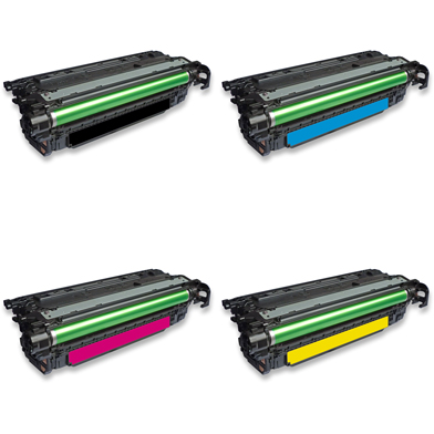 Compatible Konica Minolta High Capacity Toner Cartridge Value Pack CMYK (2,500 Pages)