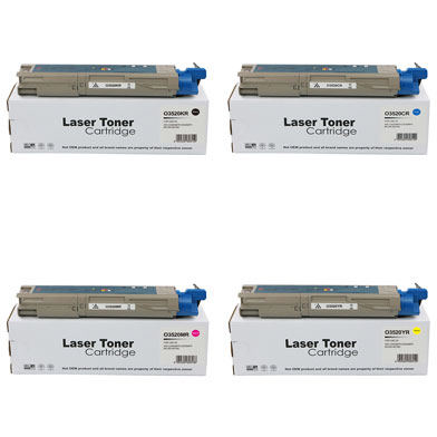 Printerland  Compatible OKI Toner Value Pack CMYK (2,500 Pages)