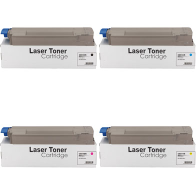 Compatible OKI Toner Value Pack CMY (7,300 Pages) K (7,000 Pages)