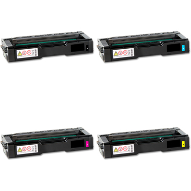 Printerland  Compatible Ricoh SPC220E Toner Cartridge Value Pack CMYK (2,000 Pages)