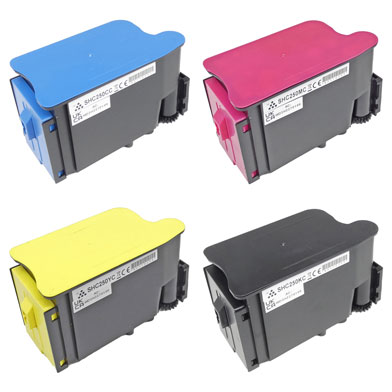 Compatible Sharp MX-C30GT Toner Cartridge Value Pack CMYK (6,000 Pages)