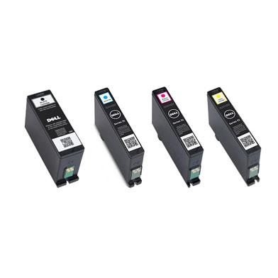 Dell Series 31 Extra High Capacity Ink Cartridge Value Pack CMY (700 Pages) K (750 Pages)