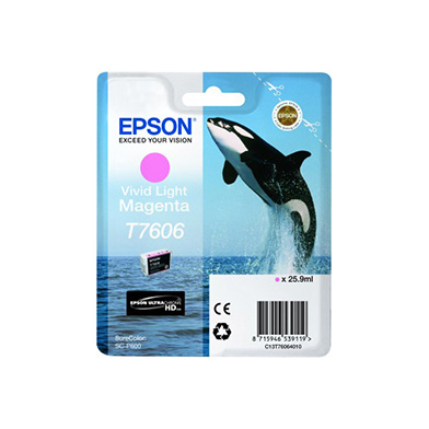 Epson C13T76064010 T7606 Vivid Light Magenta Ink Cartridge (25.9ml)