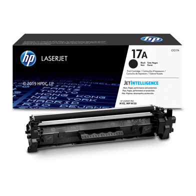 HP CF217A 17A Black Toner Cartridge (1,600 Pages)