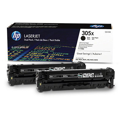 HP 305X Black Toner Dual Pack (2 x 4,000 Pages)