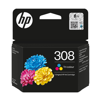 HP 7FP20UE 308 Tri-Colour Ink Cartridge (120 Pages)