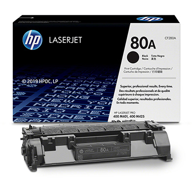 HP CF280A 80A Black Toner Cartridge (2,700 Pages)