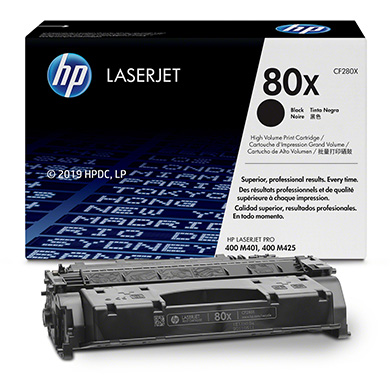 HP CF280X 80X Black Toner Cartridge (6,900 Pages)