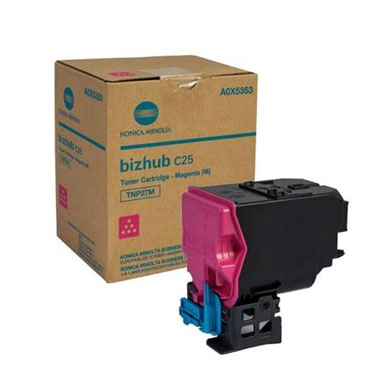 Konica Minolta A0X5353 TNP-27M Magenta Toner Cartridge (5,200 Pages)