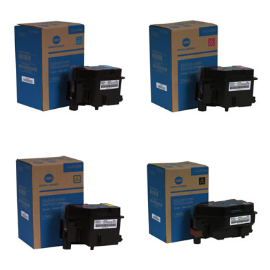 Konica Minolta TNP-79 Toner Cartridge Value Pack CMY (9,000 Pages) K (13,000 Pages)