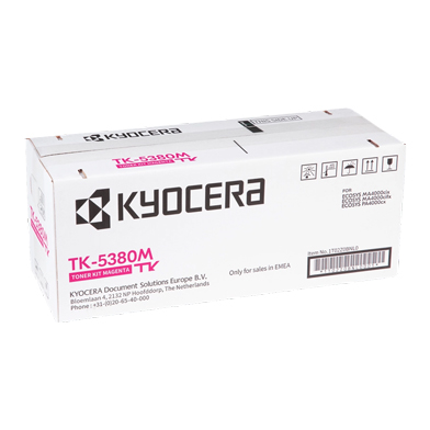 Kyocera 1T02Z0BNL0 TK-5380M Magenta Toner Cartridge (10,000 Pages)