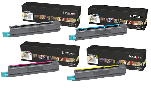 Lexmark C925H2 Hi-Cap Toner Rainbow Pack CMY (7.5K) + Black (8.5K)