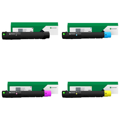 Lexmark Toner Cartridge Value Pack CMY (14,500 Pages) K (25,000 Pages)