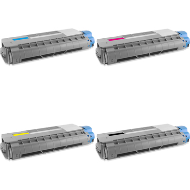 Printerland  Compatible OKI High Capacity Toner Cartridge Value Pack CMYK (10,000 Pages)