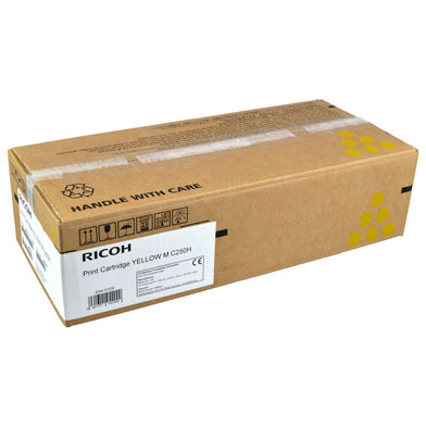 Ricoh 408343 High Capacity Yellow Toner Cartridge (6,300 Pages)