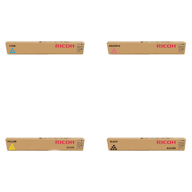 Ricoh  Toner Cartridge Value Pack CMY (15,000 Pages) K (20,000 Pages)