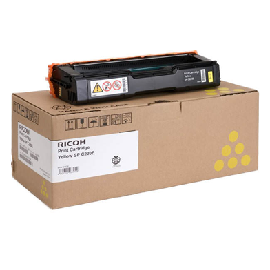Ricoh 406106 Type SPC220E Yellow Toner Cartridge (2,000 Pages)