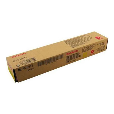 Sharp MX-C38GTY Yellow Toner Cartridge (10,000 Pages)