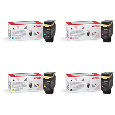 Xerox  Standard Capacity Toner Value Pack CMY (1,800 Pages) K (2,200 Pages)
