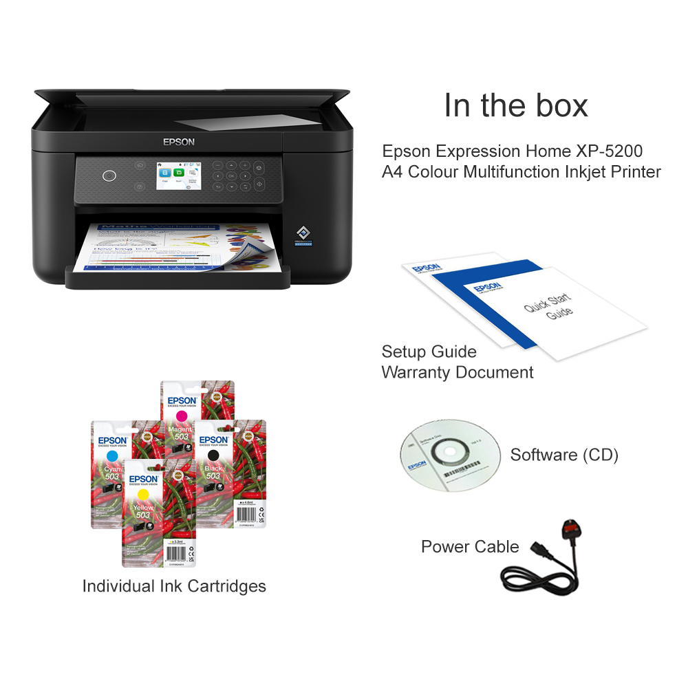 Epson Expression Home XP-4100 A4 Colour Multifunction Inkjet