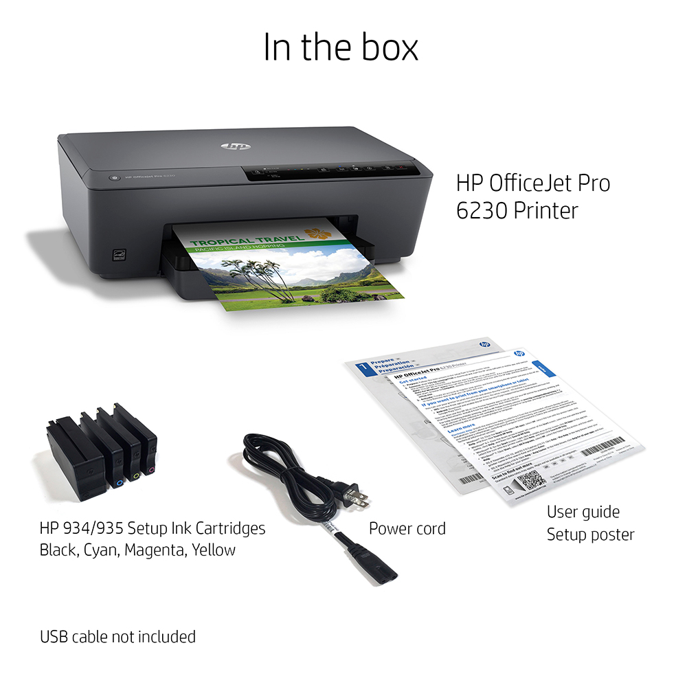 Loading Plain and Specialty Paper, HP Officejet Pro 6230 ePrinter