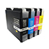 Compatible Brother Ink Cartridge Multipack CMY (400 Pages) K (500 Pages) Pack qty 4