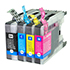 Compatible Brother LC-1280XL Ink Cartridge Multipack CMY (1,200 Pages) K (2,400 Pages)