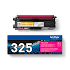 Brother TN-325M Magenta Toner Cartridge (3,500 Pages)