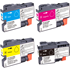 Compatible Brother LC-3237 High Yield Ink Cartridge Value Pack CMY (1.5K Pages) K (3K Pages)