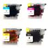 Compatible Brother Ink Cartridge Multipack CMY (260 Pages) K (300 Pages)