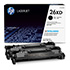 HP 26X Dual Pack Black Toner Cartridges (2 x 9,000 Pages)